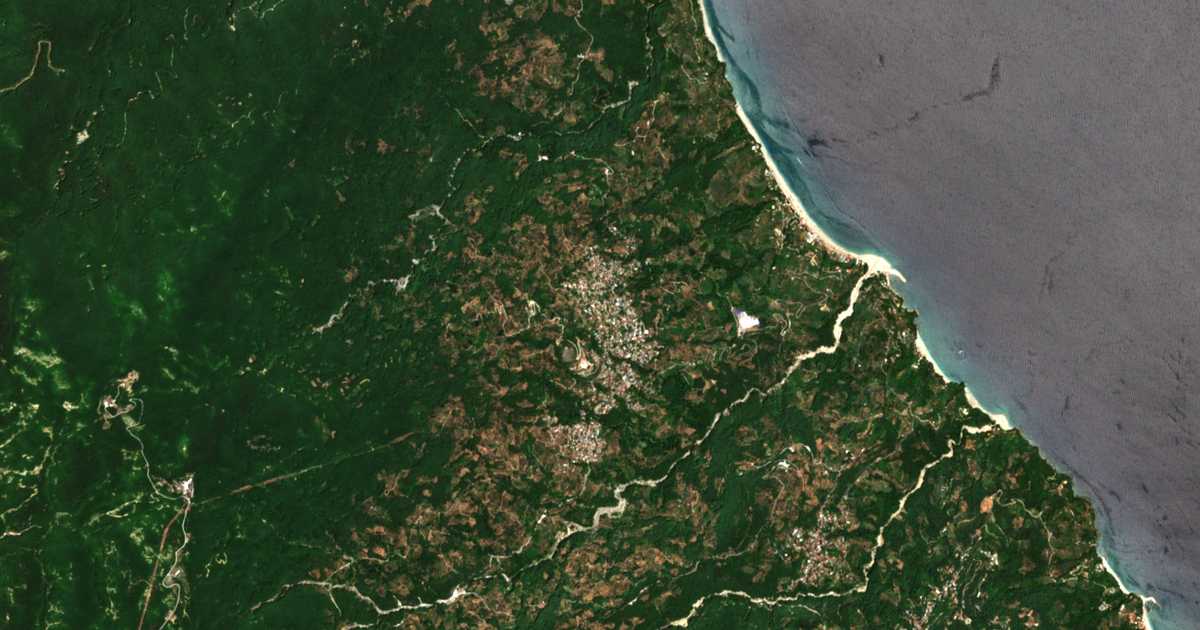 Carte satellite de Zagorá