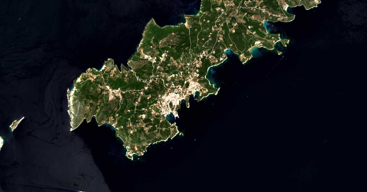 Carte satellite de Vótsi