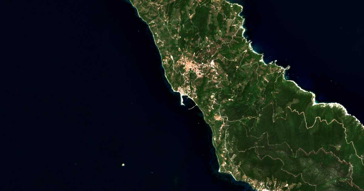 Carte satellite de Loutráki