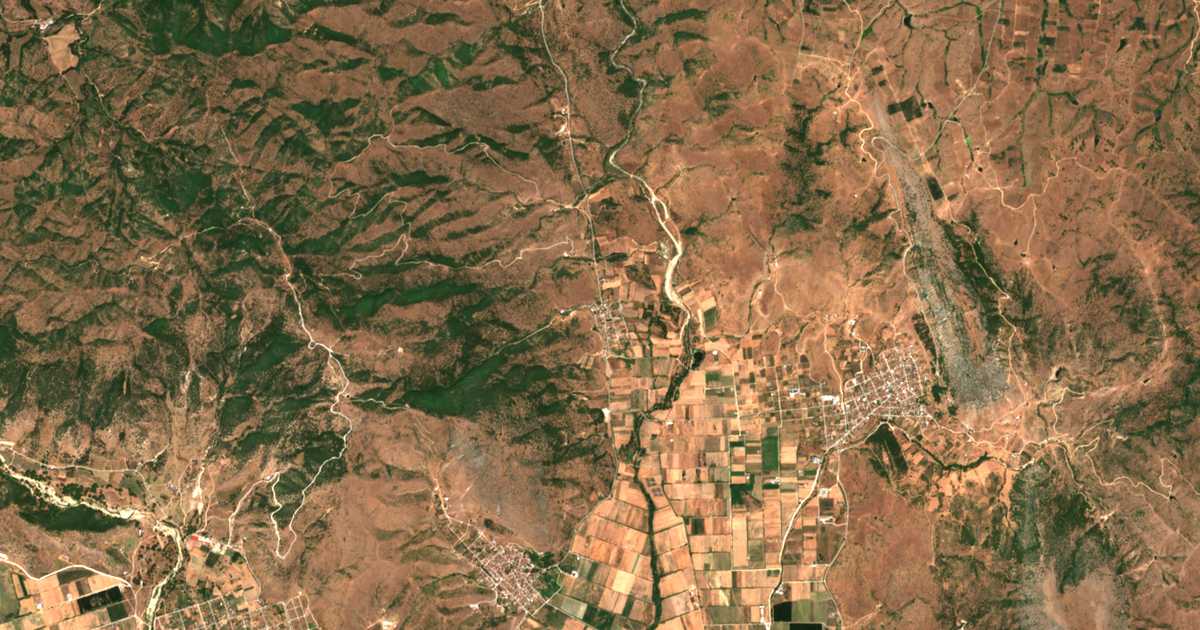 Carte satellite de Achladochóri