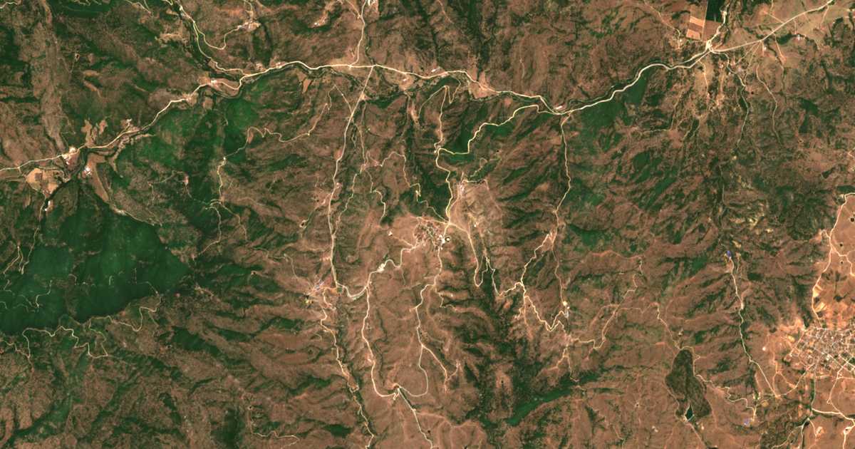 Carte satellite de Diásello