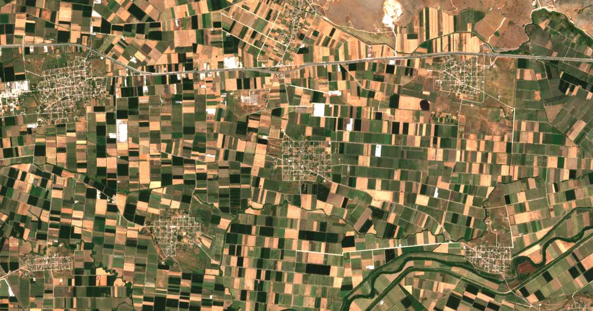 Carte satellite de Faneroméni