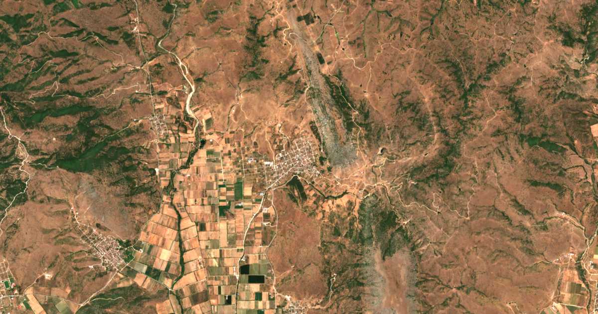 Carte satellite de Grizáno