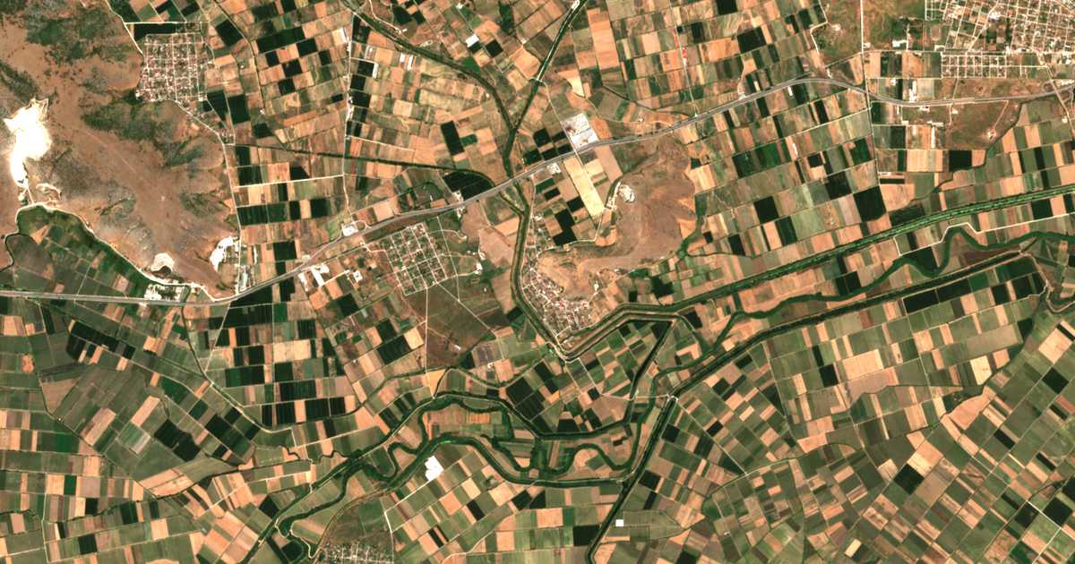 Carte satellite de Klokotós