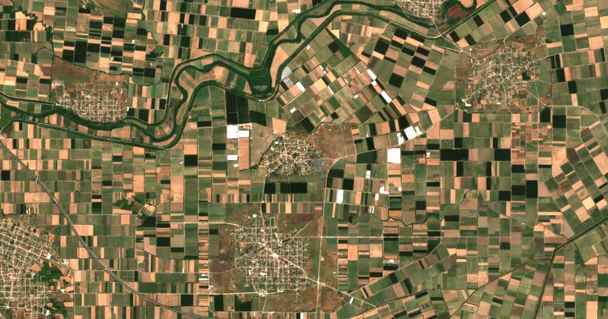 Carte satellite de Servotá
