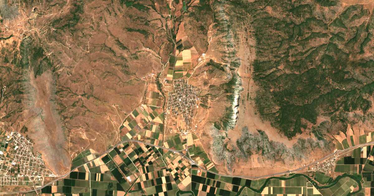 Carte satellite de Zárko