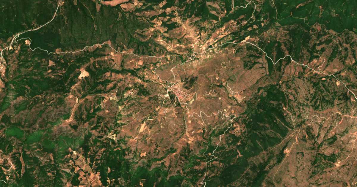 Carte satellite de Fotinó