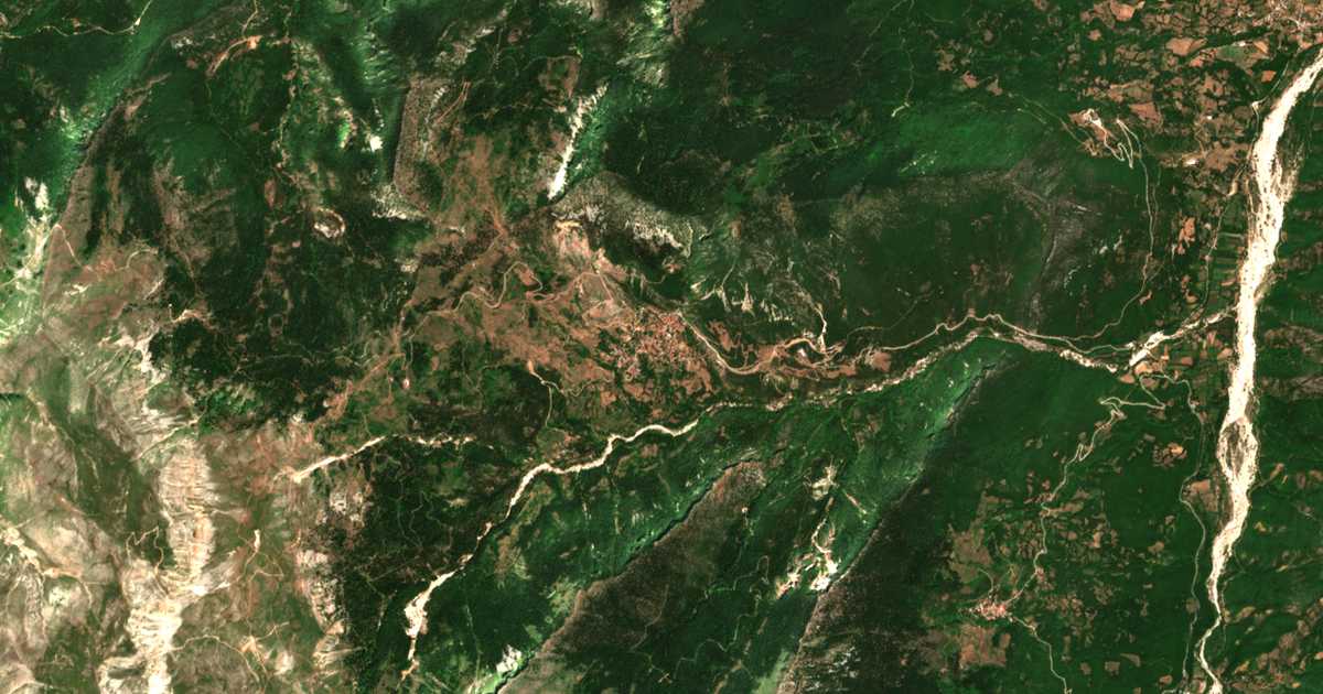 Carte satellite de Klinovós