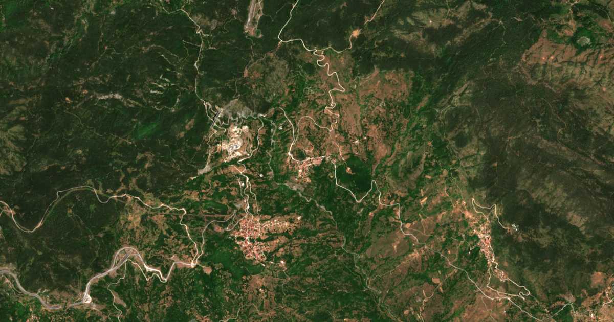 Carte satellite de Korydallós