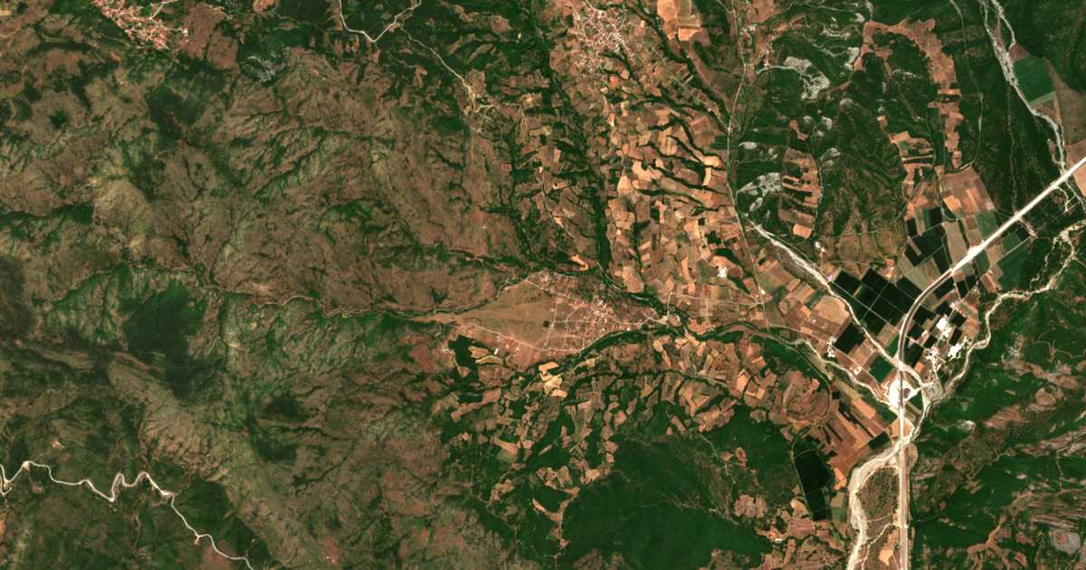 Carte satellite de Xirókambos