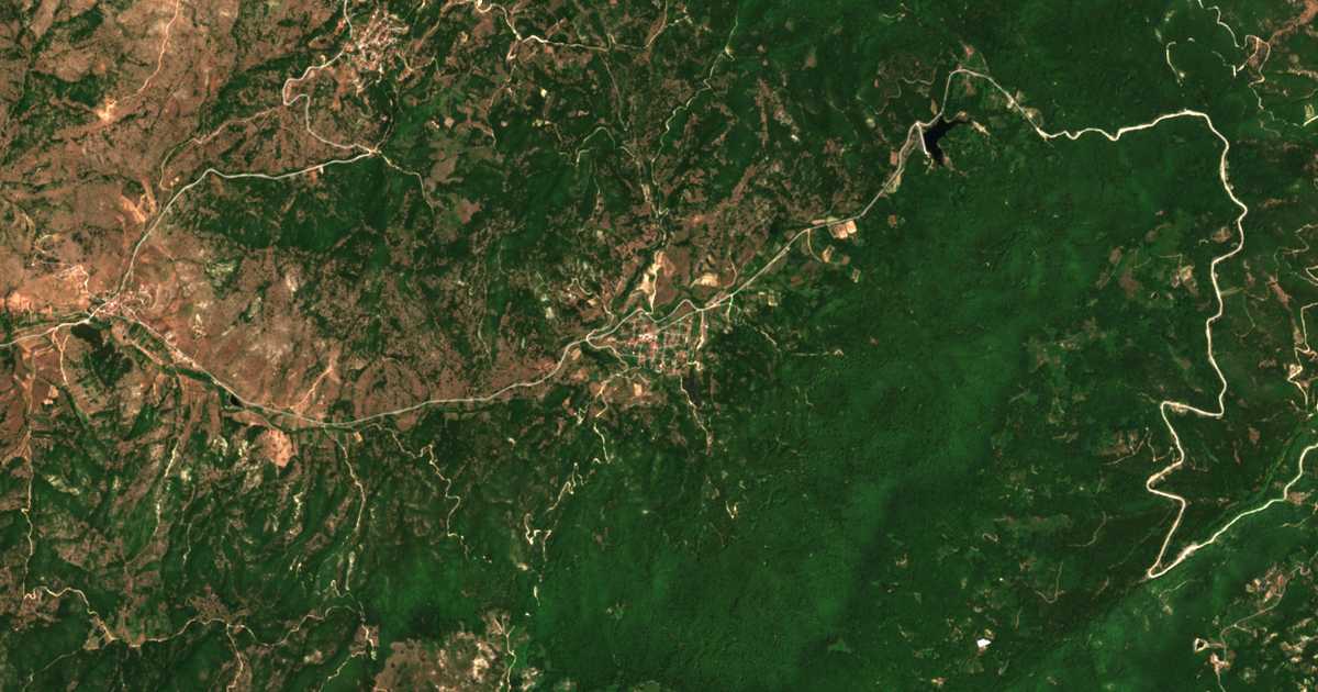 Carte satellite de Longá