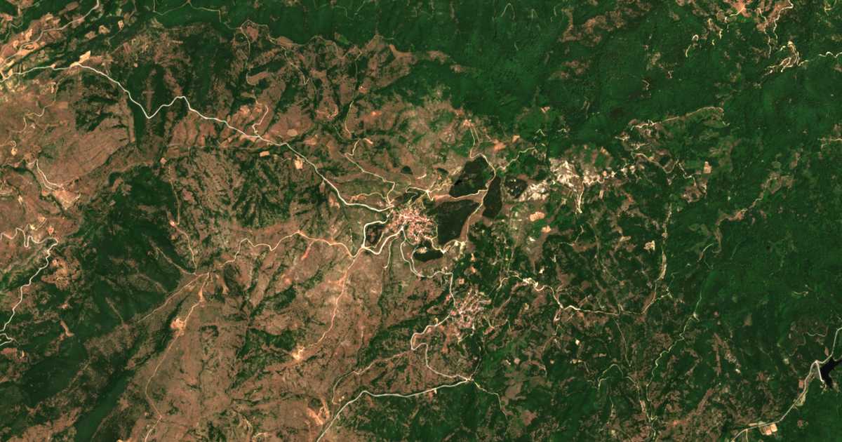 Carte satellite de Mavréli