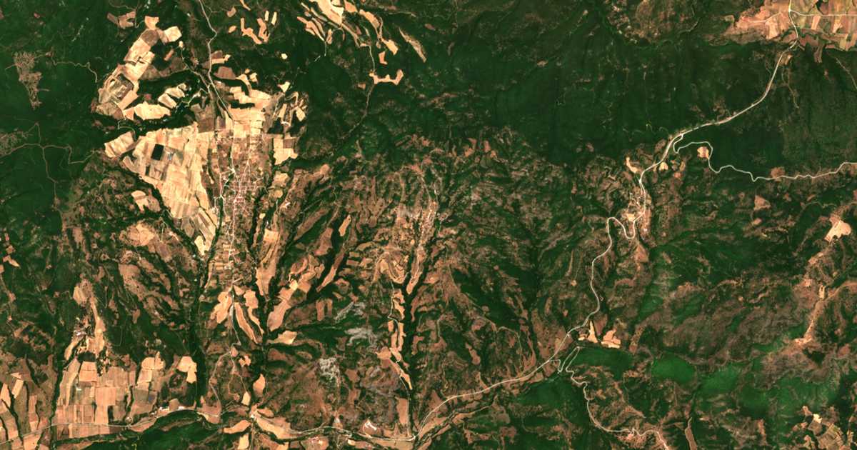 Carte satellite de Psíloma