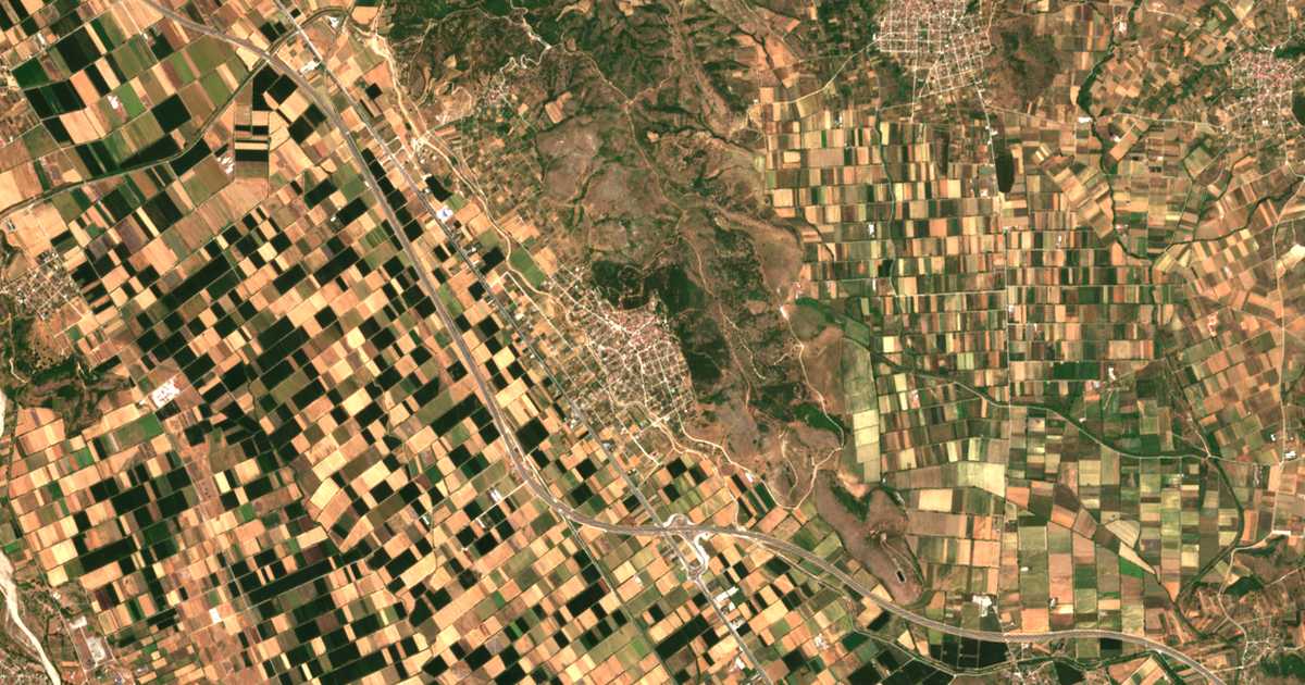 Carte satellite de Vassilikí