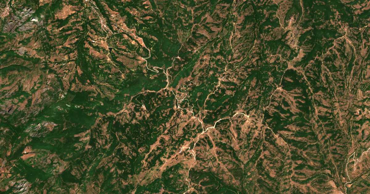 Carte satellite de Vlacháva