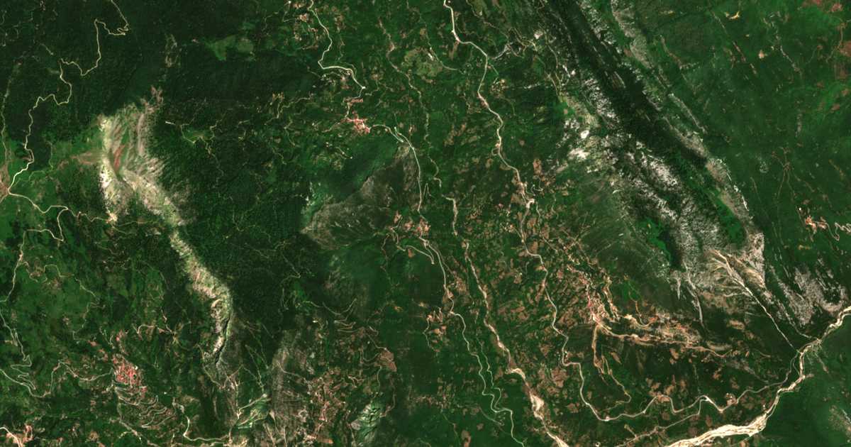 Carte satellite de Ágios Prokópios