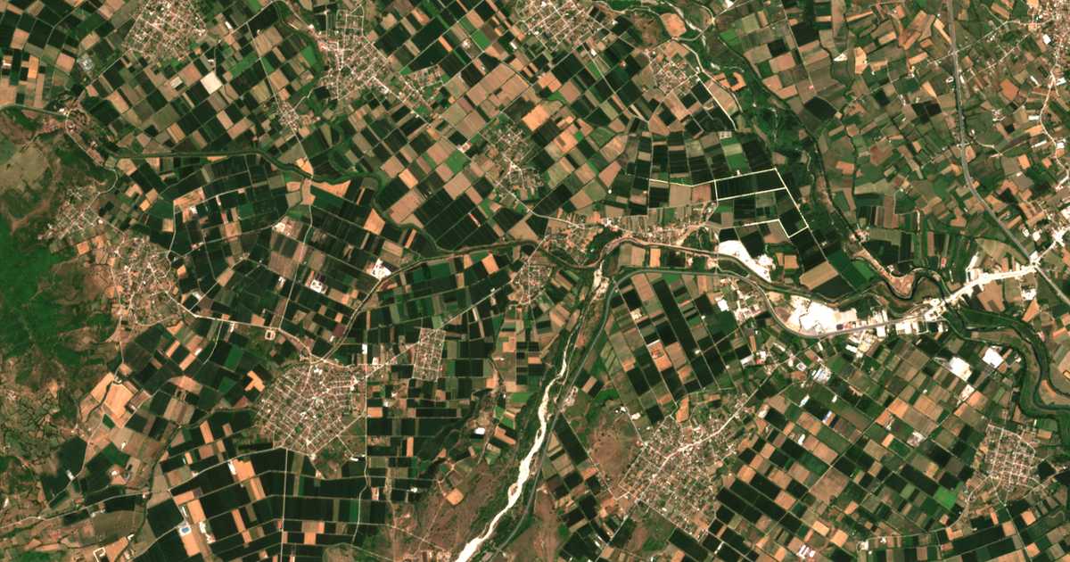 Carte satellite de Lilí