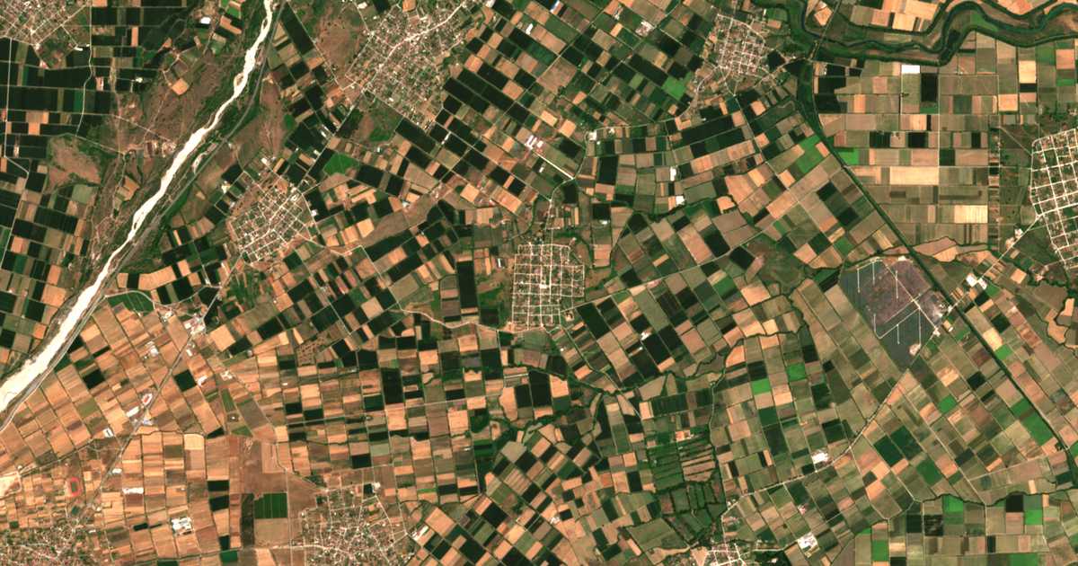 Carte satellite de Mouriá