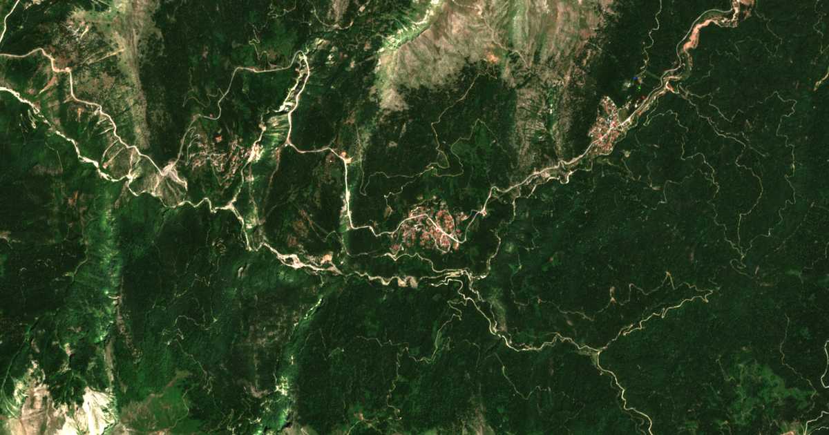 Carte satellite de Neraïdochóri