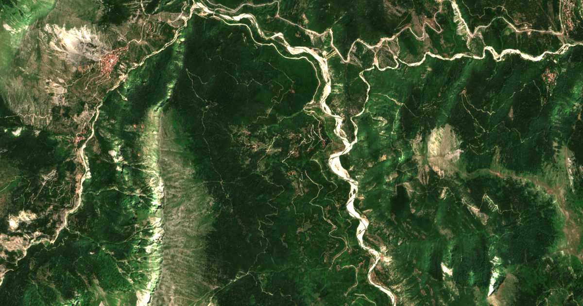 Carte satellite de Palaiochório