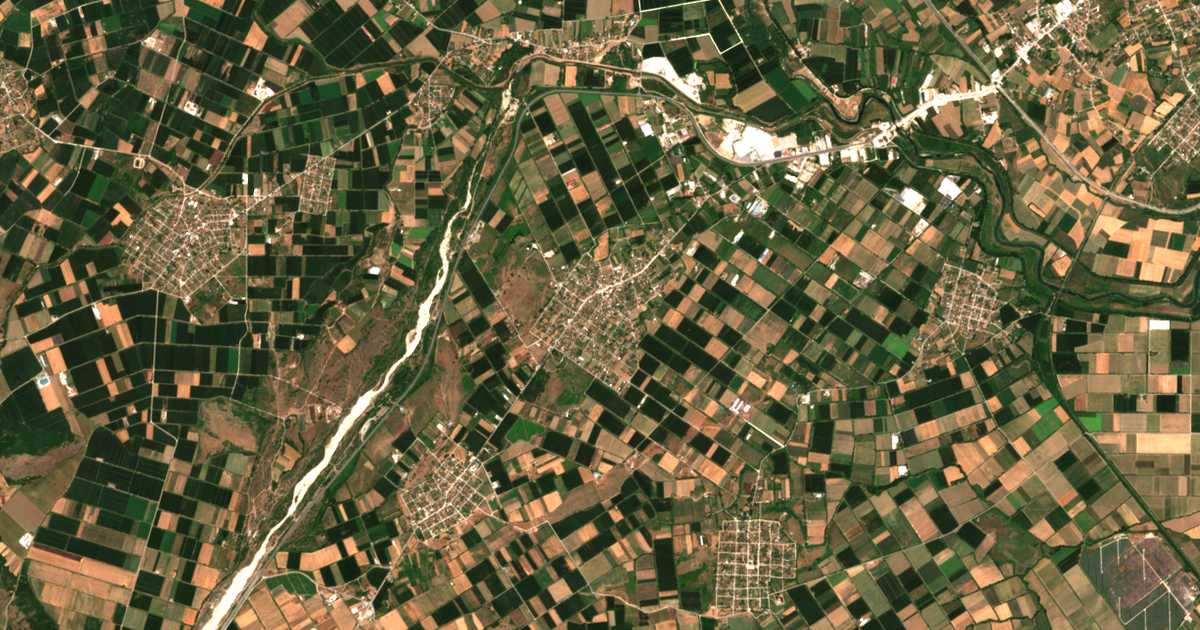 Carte satellite de Pigí