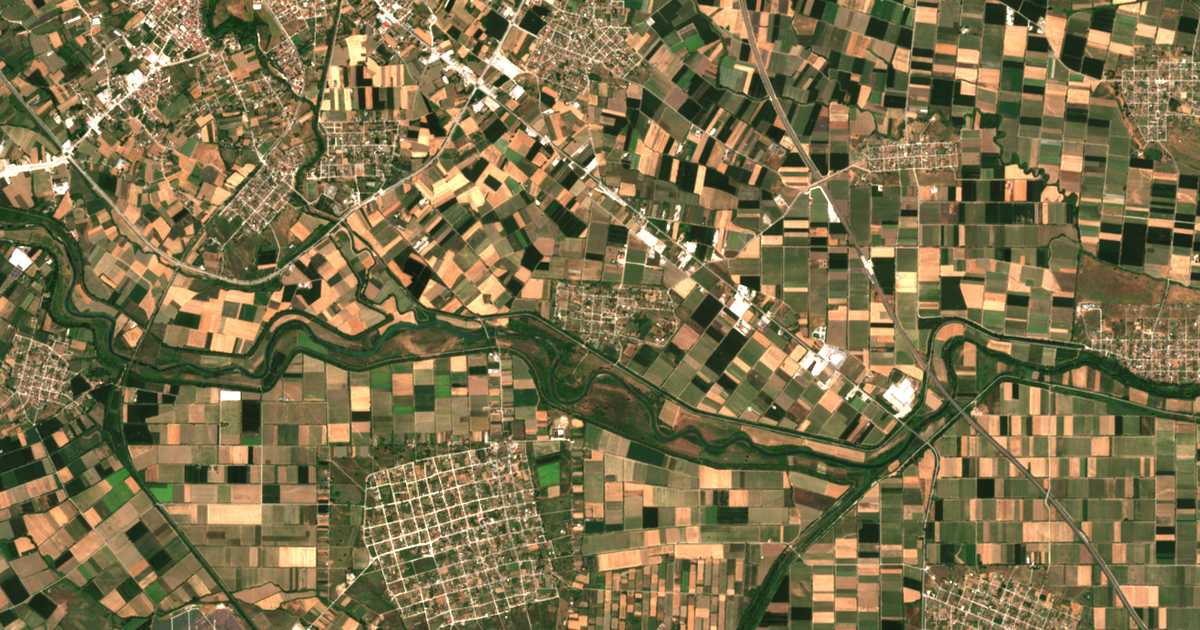 Carte satellite de Agía Kyriakí