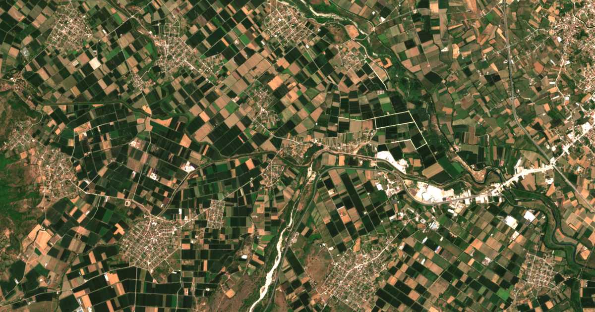 Carte satellite de Ammoudiá