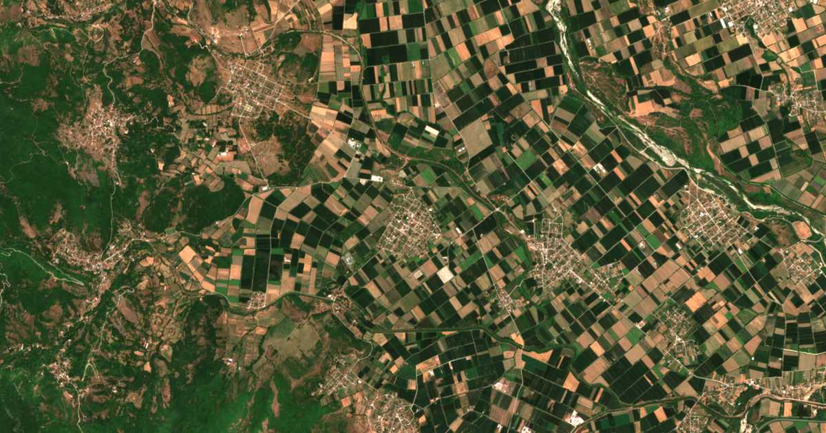 Carte satellite de Dendrochórion