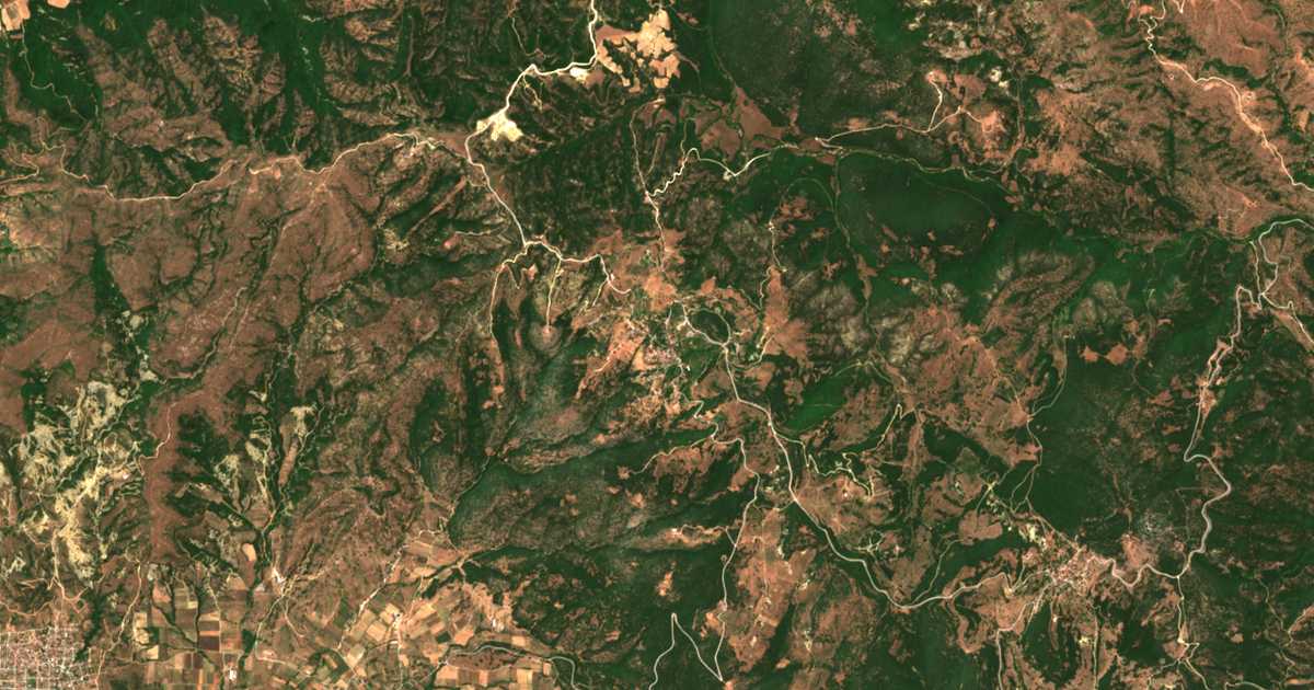 Carte satellite de Ellinókastron
