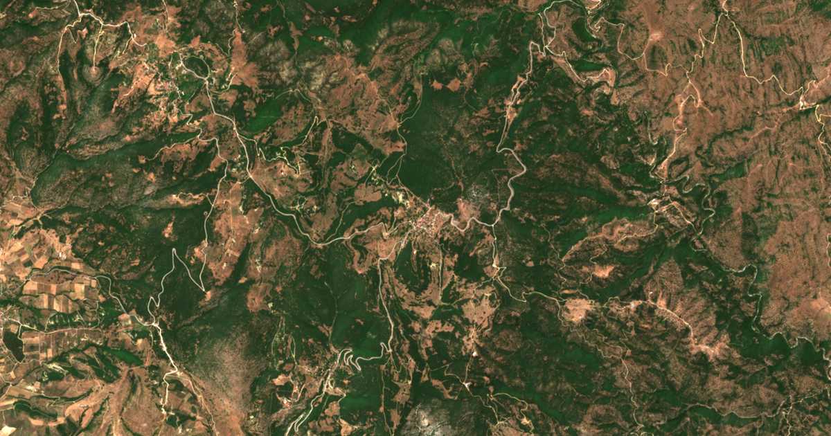 Carte satellite de Lióprason