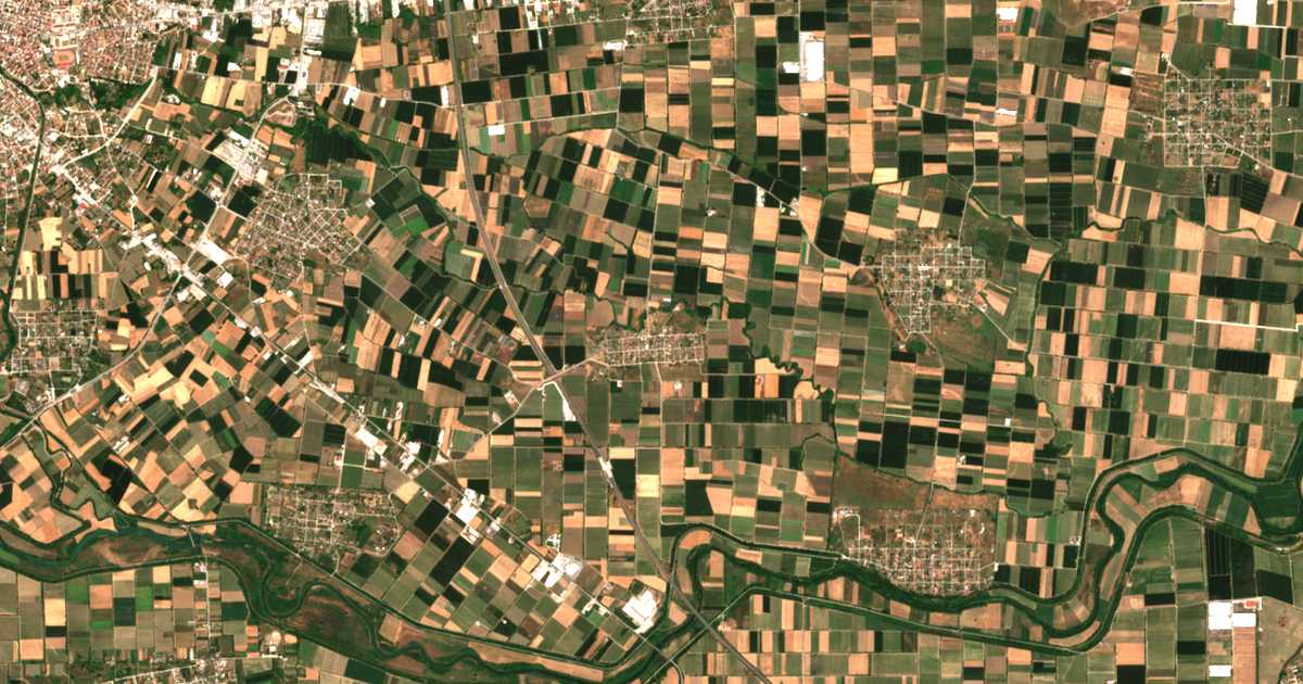 Carte satellite de Lóngos