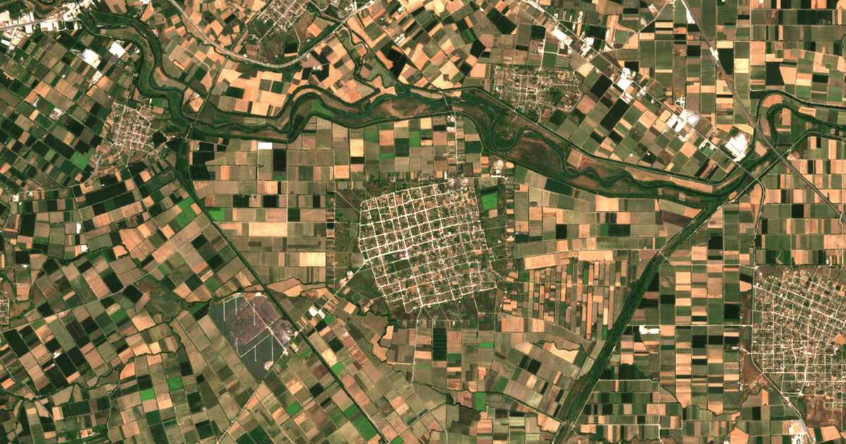 Carte satellite de Megála Kalývia