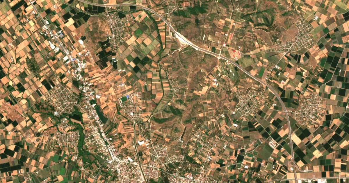 Carte satellite de Perdikorráchi