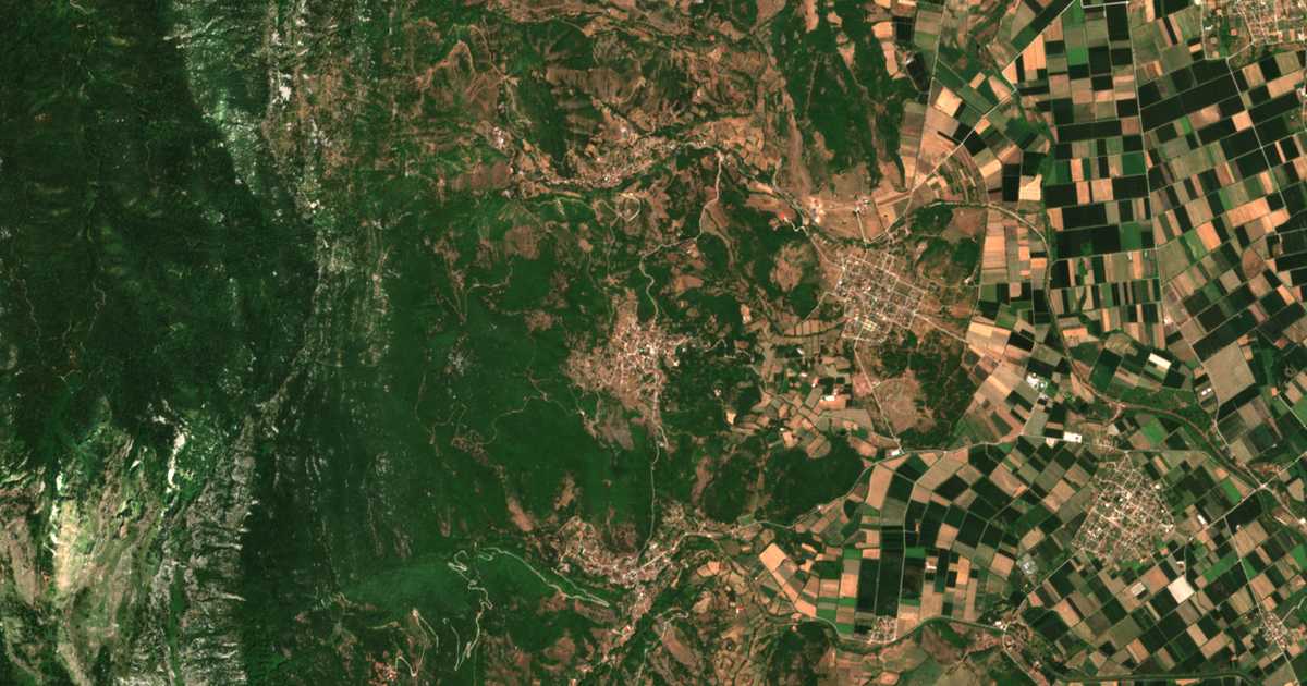 Carte satellite de Pródromos