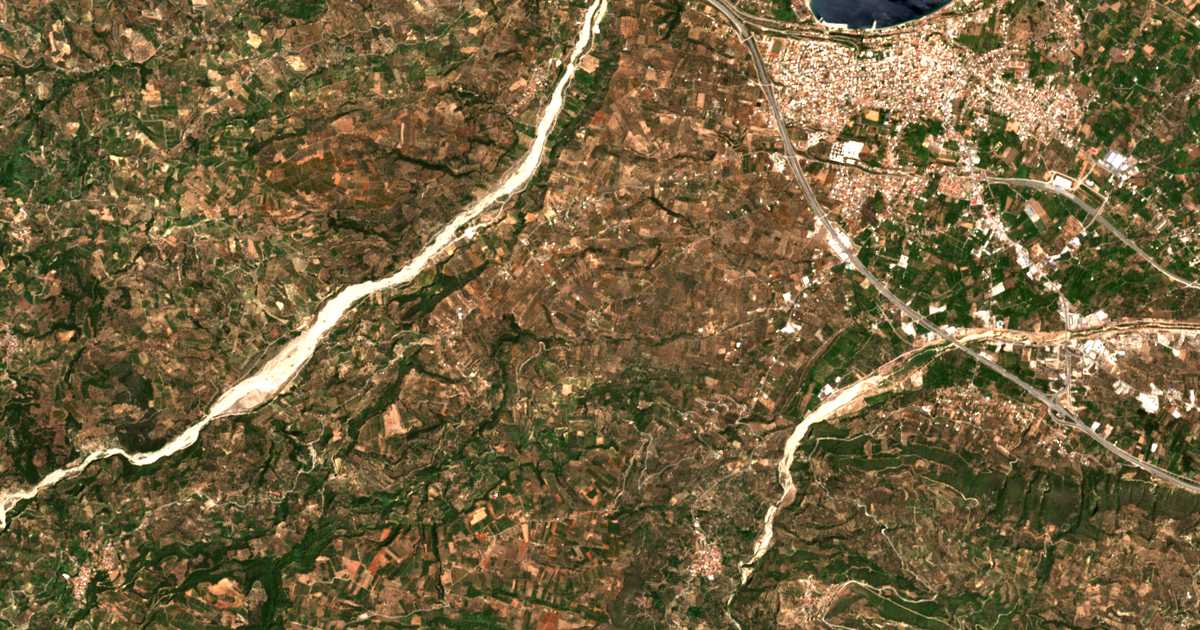 Carte satellite de Ágios Nikólaos