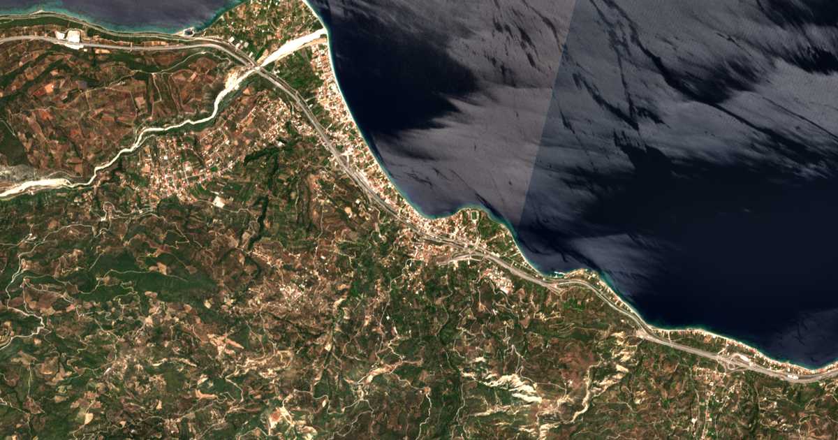 Carte satellite de Égira