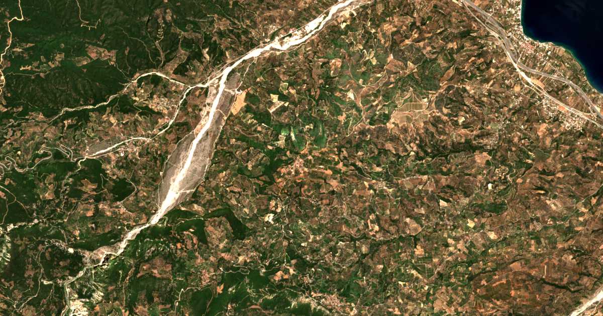 Carte satellite de Arravonítsa