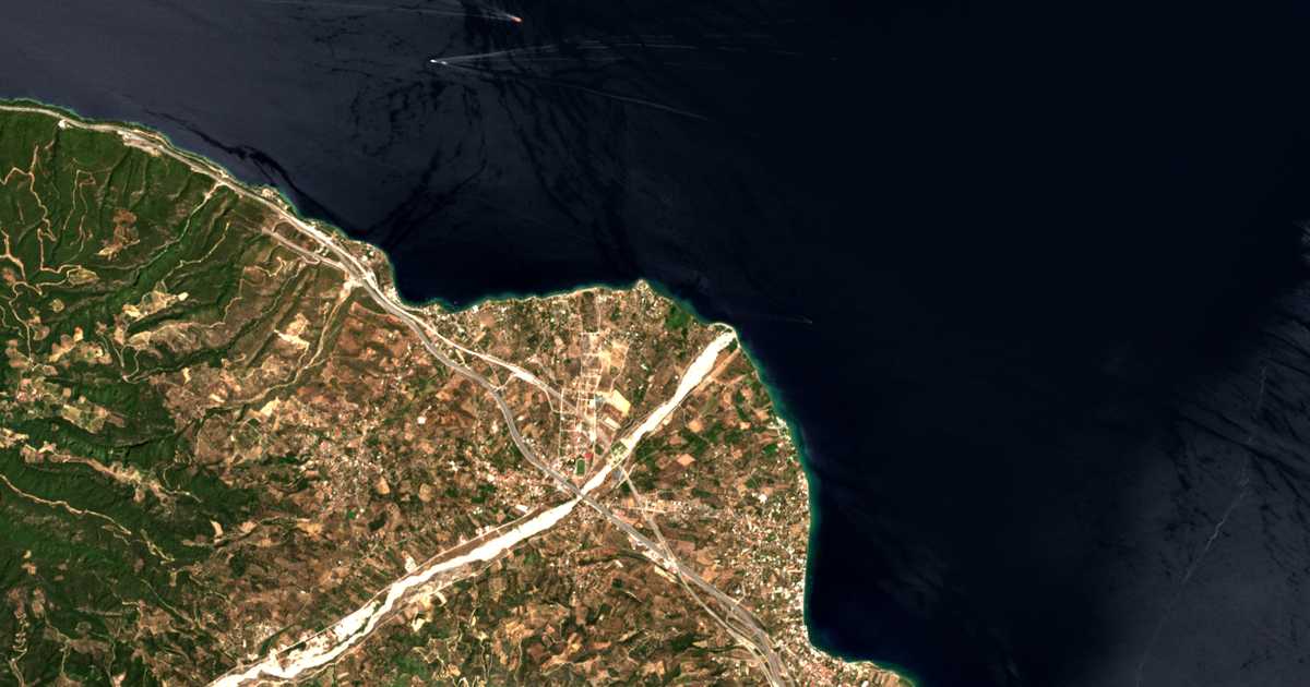 Carte satellite de Boúka