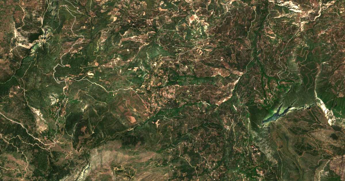 Carte satellite de Chrysánthion