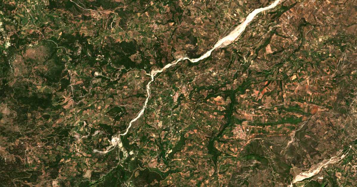Carte satellite de Dáfnai
