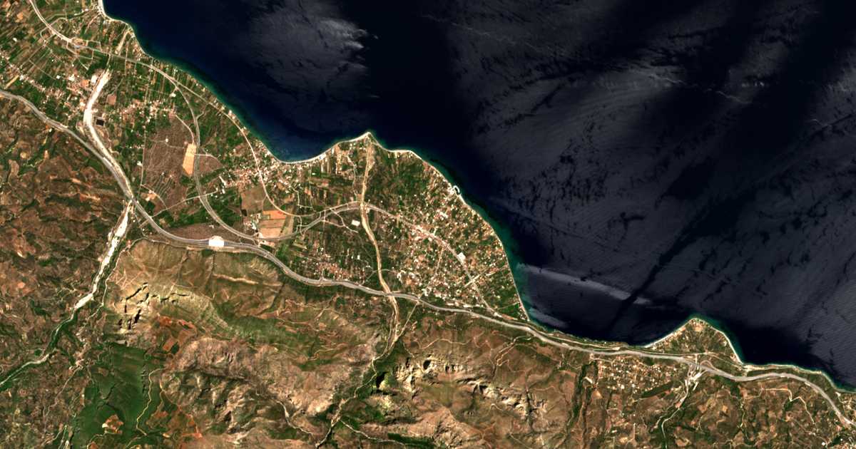 Carte satellite de Diakopto
