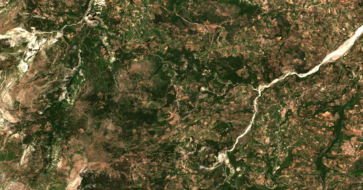 Carte satellite de Gkraíkas