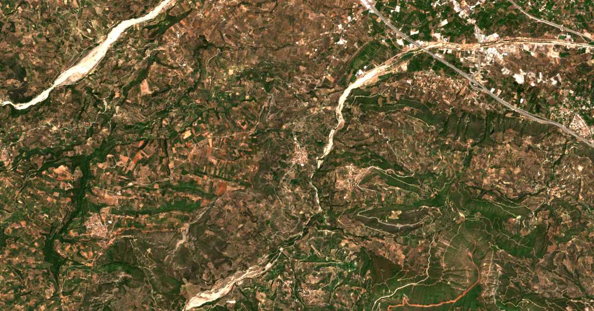 Carte satellite de Káto Mavríkion