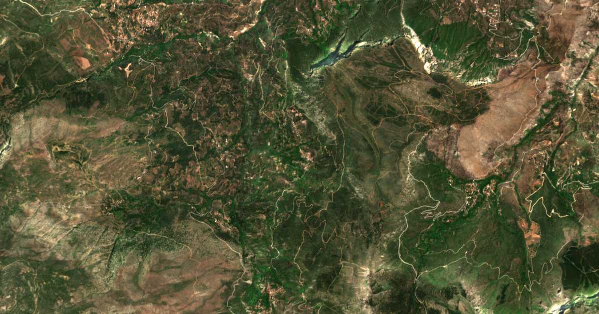 Carte satellite de Monastíri