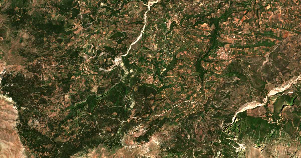 Carte satellite de Paraskeví