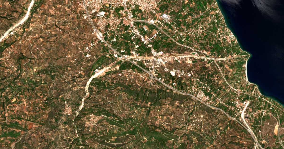 Carte satellite de Selinoús