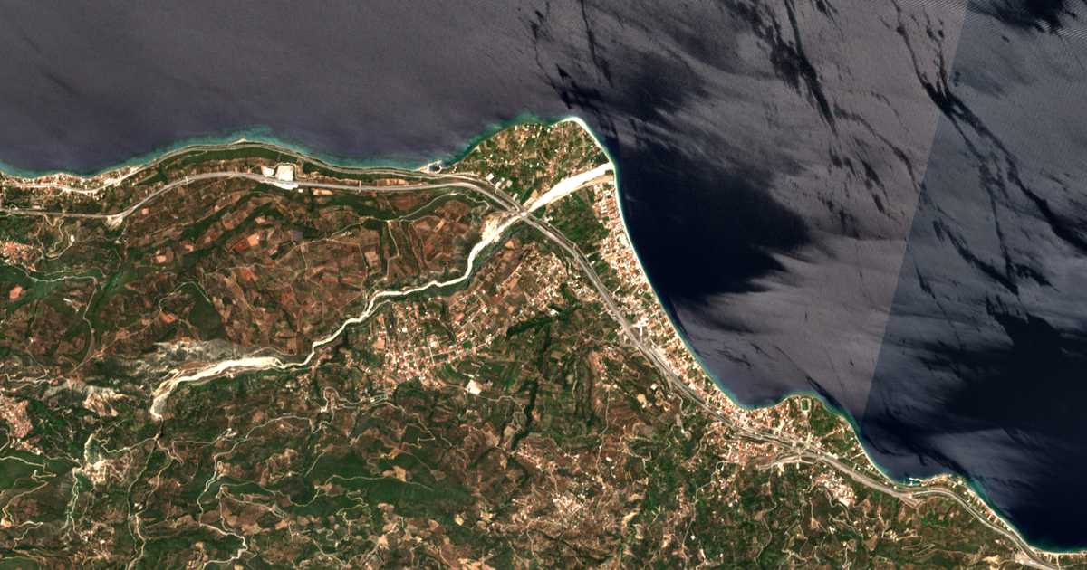 Carte satellite de Sylivainiótika