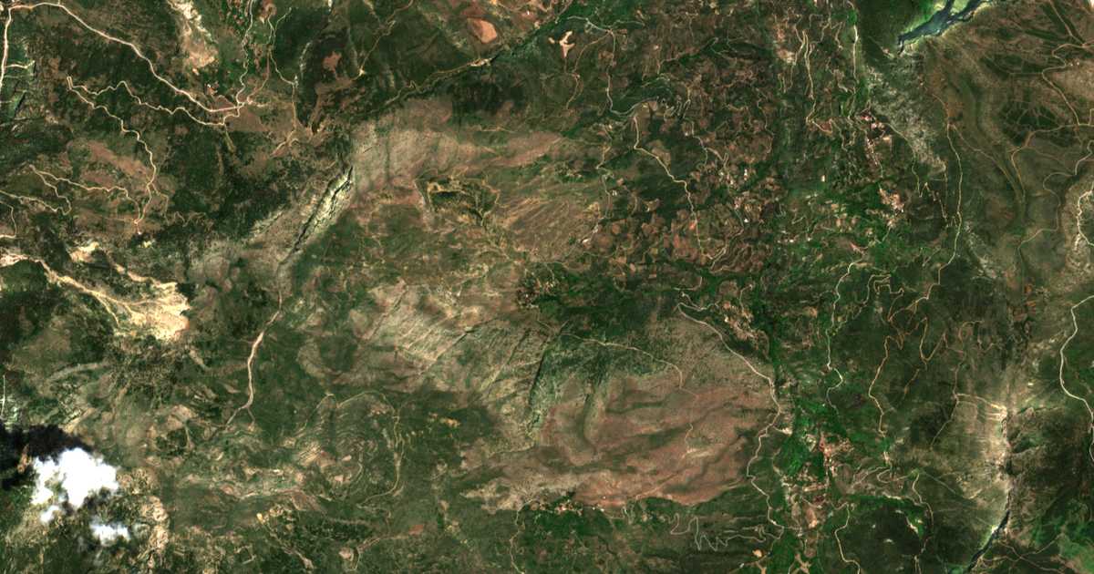 Carte satellite de Velá