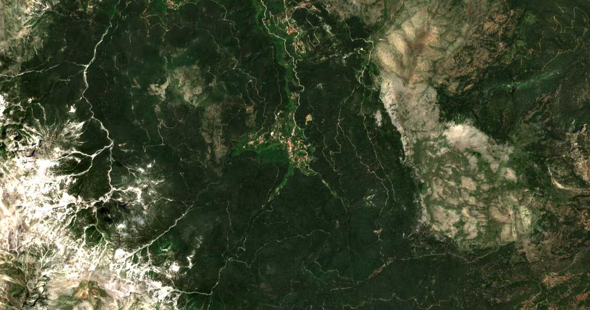 Carte satellite de Zaroúchla