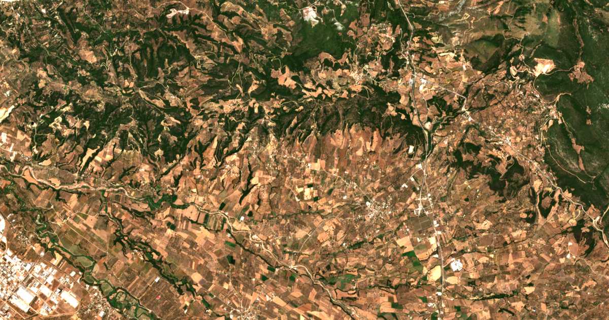 Carte satellite de Agriliá